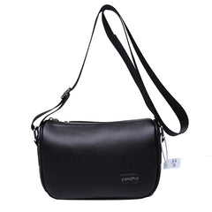 Solid PU Leather Armpit Crossbody Bag Women's Handbag