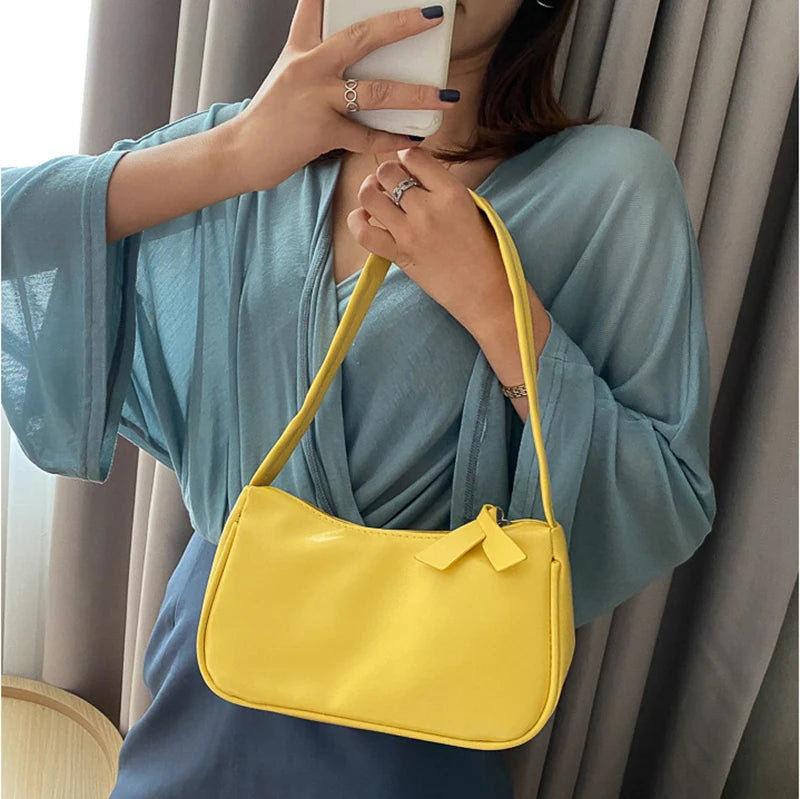 PU Leather Bucket Crossbody Bags for Women - Summer Shoulder Handbags