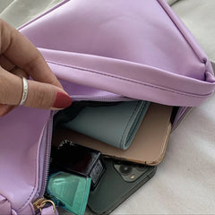PU Leather Bucket Crossbody Bags for Women - Summer Shoulder Handbags