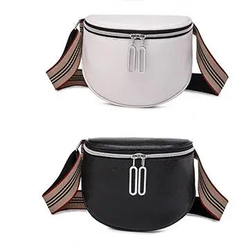 Women's Stylish PU Leather Fanny Pack Classic Waist Bag