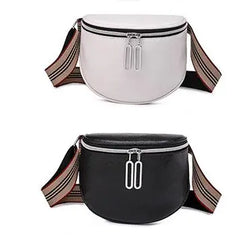 Women's Stylish PU Leather Fanny Pack Classic Waist Bag