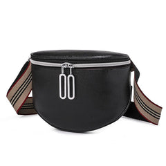 Women's Stylish PU Leather Fanny Pack Classic Waist Bag