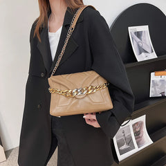 Chain Handbags Women PU Leather Shoulder Crossbody Bags Travel
