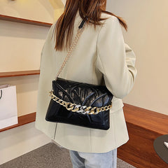 Chain Handbags Women PU Leather Shoulder Crossbody Bags Travel
