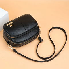 Retro PU Leather Small Shoulder Bag for Women