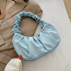 Soft Leather Women's Handbag Travel Shoulder Bags Armpit Bag