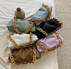 Soft Leather Women's Handbag Travel Shoulder Armpit Bag