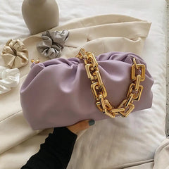 Soft Leather Women's Handbag Travel Shoulder Armpit Bag