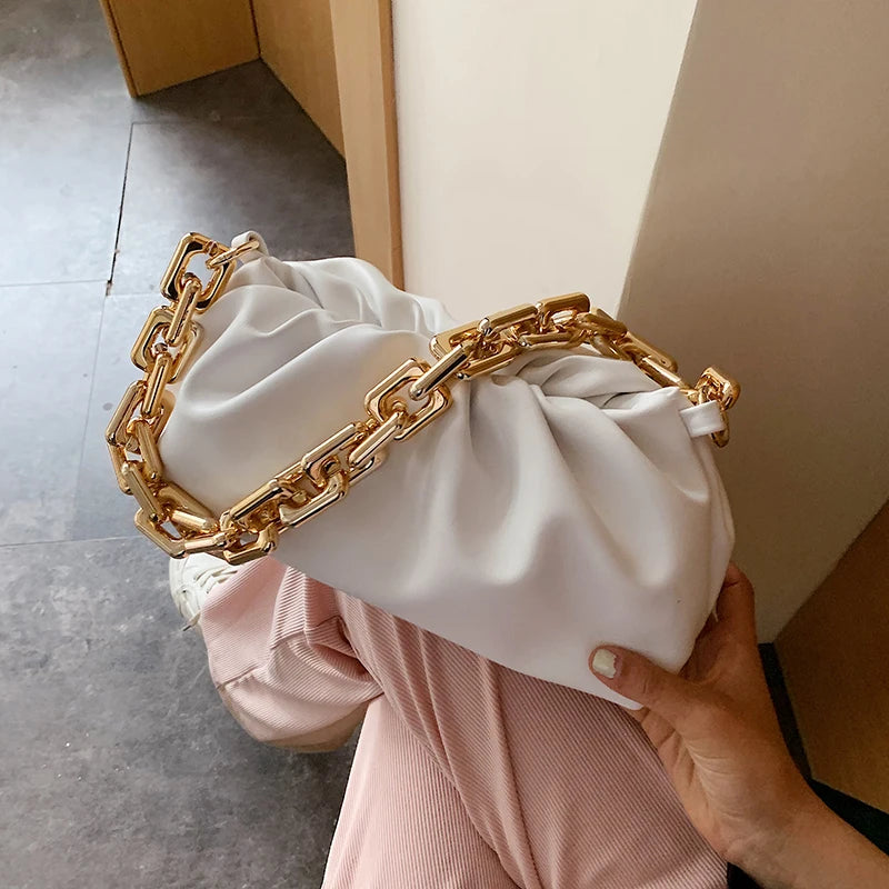 Soft Leather Women's Handbag Travel Shoulder Armpit Bag