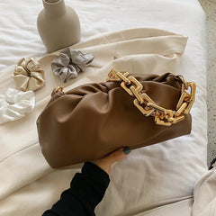 Soft Leather Women's Handbag Travel Shoulder Armpit Bag