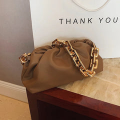 Soft Leather Women's Shoulder Bag Travel Armpit Bag