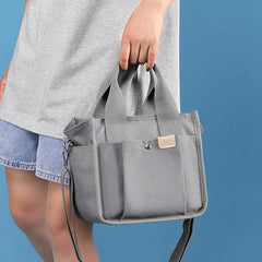 Solid Postman Ladies Canvas Handbag Messenger Bag High Leisure Travel Tote
