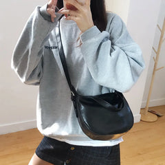 Soft Leather Shoulder Crossbody Bag Lady Casual Handbags