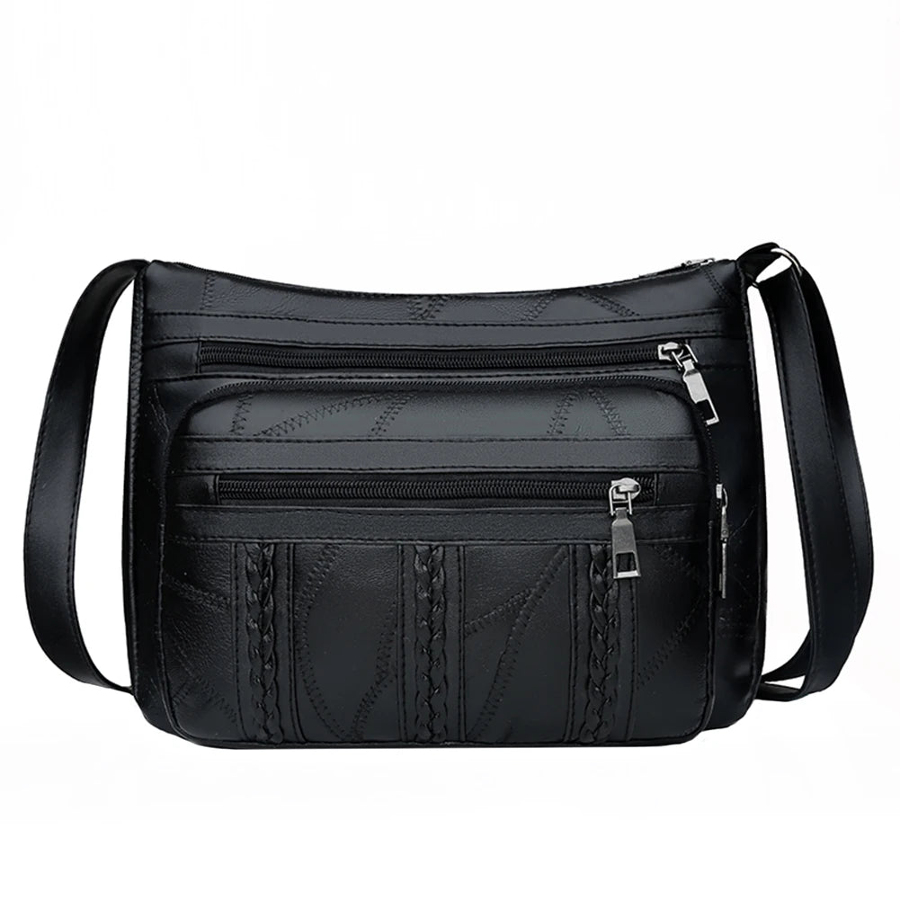 Shoulder Messenger Bag Braided Pocket Women Handbags Totes Clutch Bag