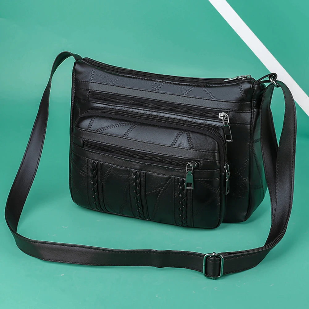 Shoulder Messenger Bag Braided Pocket Women Handbags Totes Clutch Bag