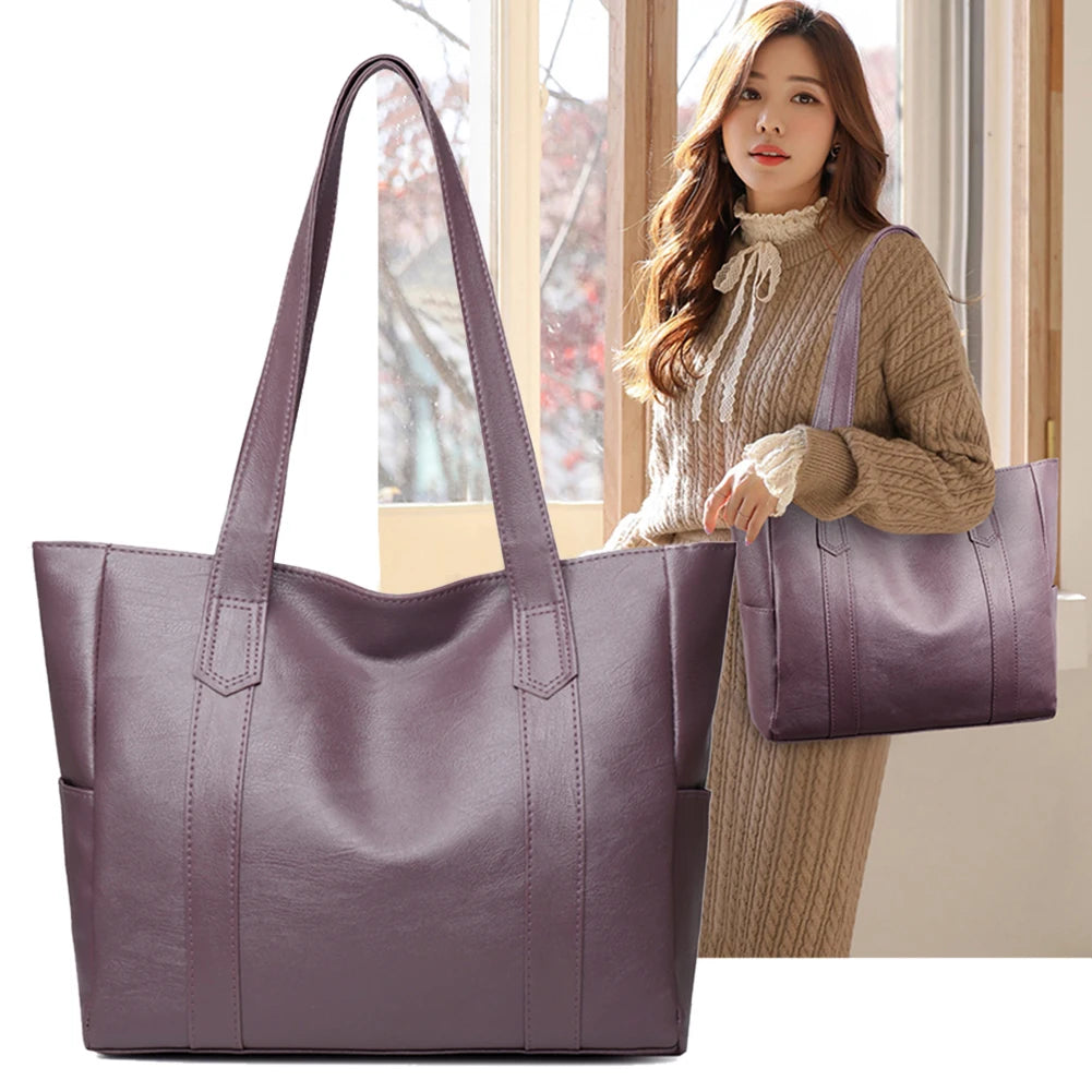 Stylish PU Leather Shoulder Messenger Bag for Women