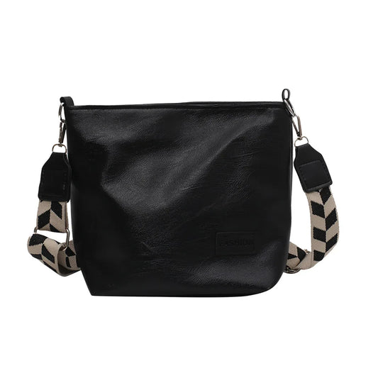 Plaid Pattern Crossbody Bag with Shoulder Strap