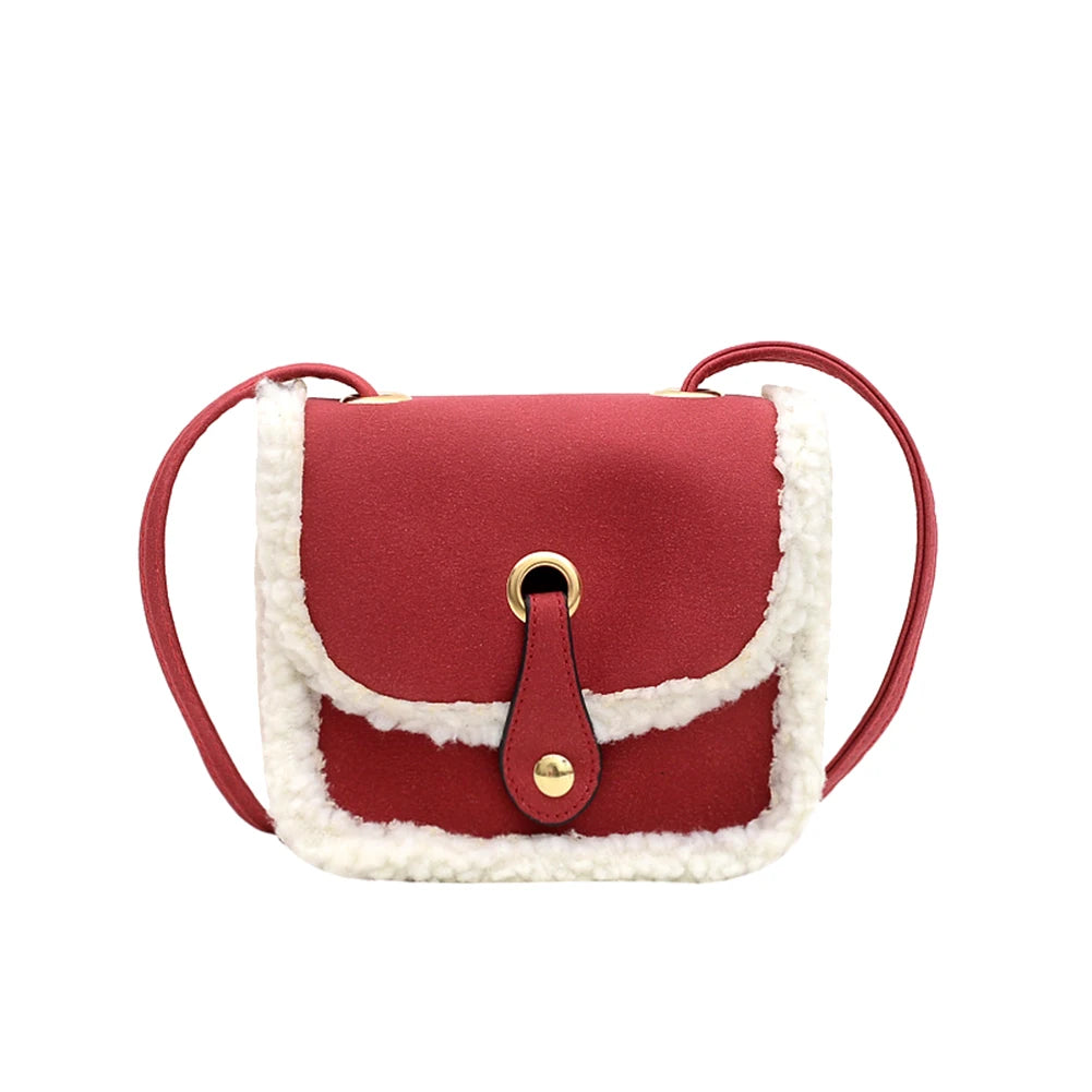 Solid Shoulder Messenger Bag PU Leather Envelope Women Handbags Totes Bags