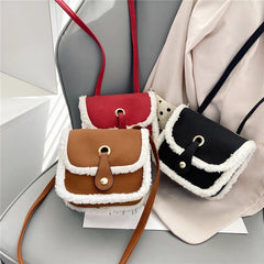 Solid Shoulder Messenger Bag PU Leather Envelope Women Handbags Totes Bags