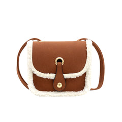 Solid Shoulder Messenger Bag PU Leather Envelope Women Handbags Totes Bags