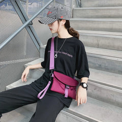 Solid Shoulder Messenger Bag Women Handbags Totes Nylon Crossbody Bags
