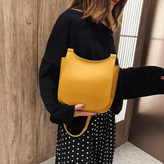 Casual PU Leather Women Large Capacity Flap Crossbody Bag