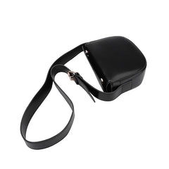 High Leather Saddle Bag Women Crossbody Shoulder Bags
