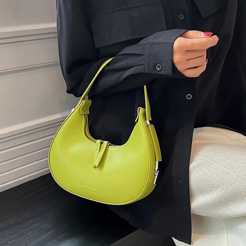 Small PU Leather Shoulder Bag for Women Handbag and Purse Lady Totes