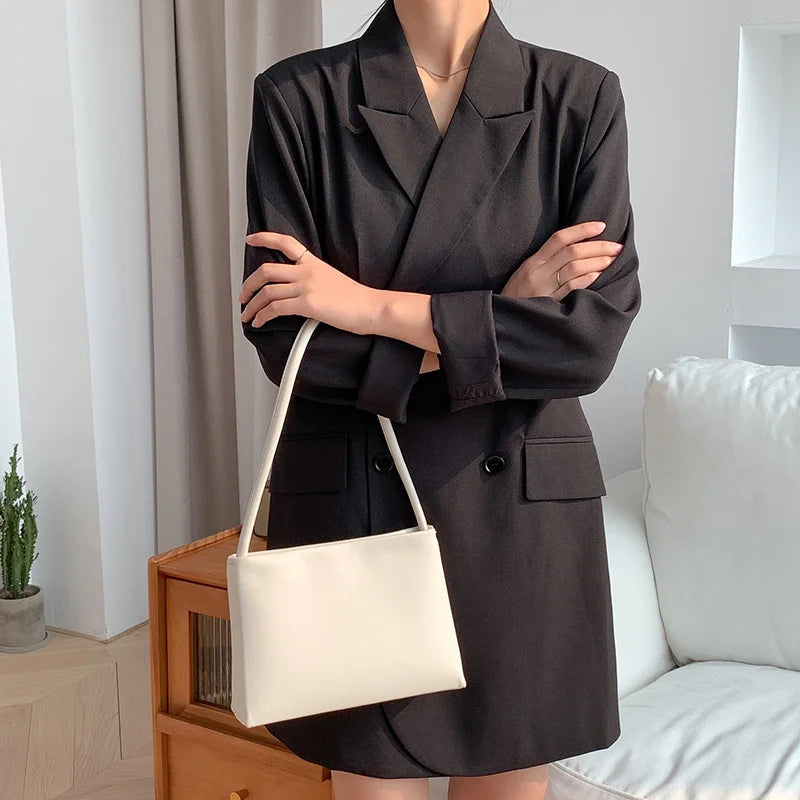 Small PU Leather Shoulder Bags For Women Winter Hit Handbags And Purses