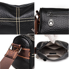 Soft Leather Crossbody Bag for Women Lady Tote Sac