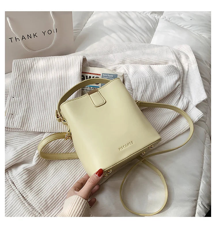 Soft Pu Leather Crossbody Shoulder Handbag Women's Winter Purse Messenger Bag