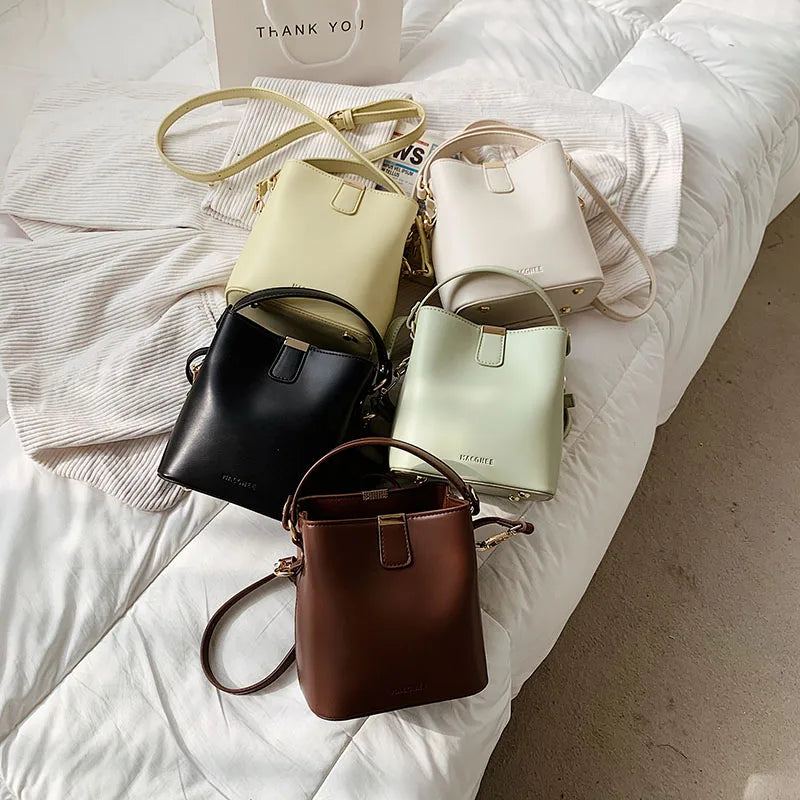 Soft Pu Leather Crossbody Shoulder Handbag Women's Winter Purse Messenger Bag