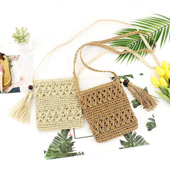 Tassel Shoulder Crossbody Bags Women Summer Beach Messenger