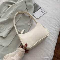 Solid Totes Bags For Women Vintage Handbag Casual Retro Mini Shoulder Bag