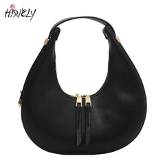Vintage Leather Tote Bag Soft Women's Handbag Travel Shoulder Armpit Bag