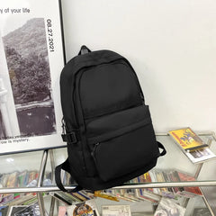 Solid Women Backpack Casual Travel Bag High Schoolbag for Teenage Girls Boys