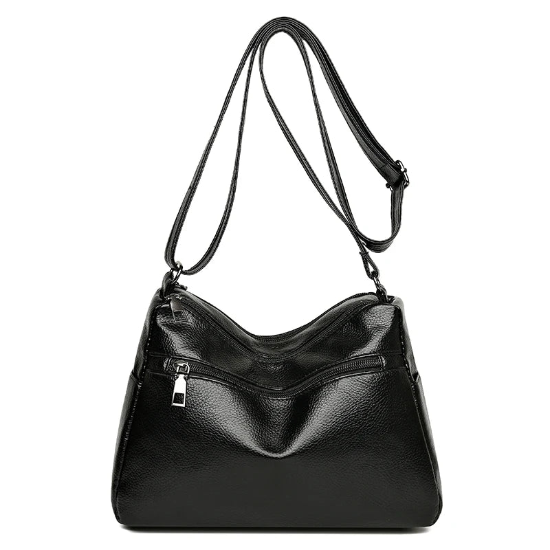Solid Women Messenger Bags Sheepskin Diagonal Cross Bag Youth Casual