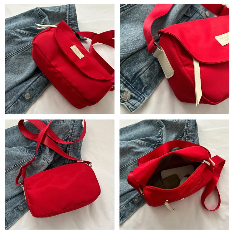 Women Shoulder Bags Casual Messenger Bags for Girls Student Ladies Crossbody Pur