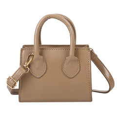 Solid Women Shoulder Handbag Small Totes Crossbody Bags PU Leather