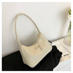 Solid Women Small Square Underarm Bag Lady Female Handbags
