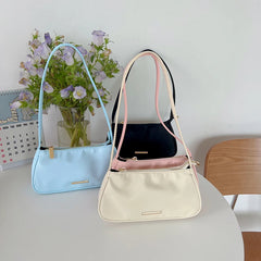 Lightweight Women's Nylon Underarm Hobo Bag Small Clutch Purse