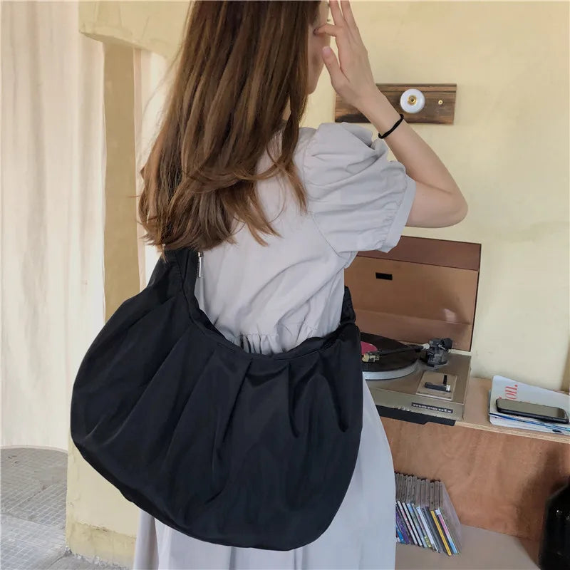 Nylon Shoulder Bag For Women Crossbody High Capacity
