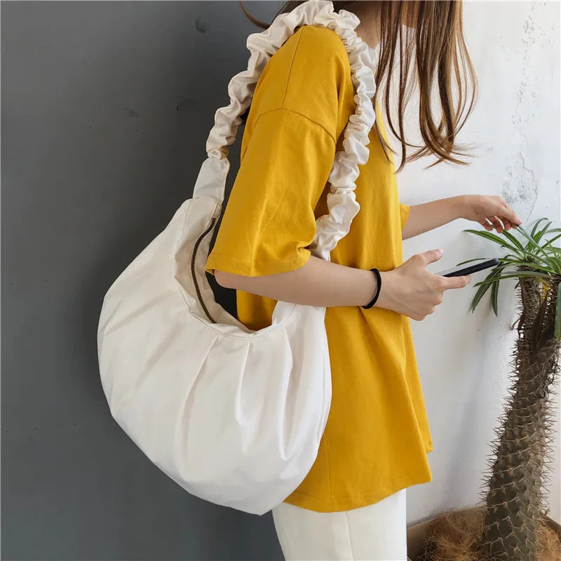 Nylon Shoulder Bag For Women Crossbody High Capacity