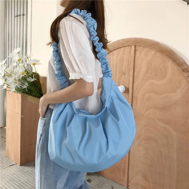Nylon Shoulder Bag For Women Crossbody High Capacity