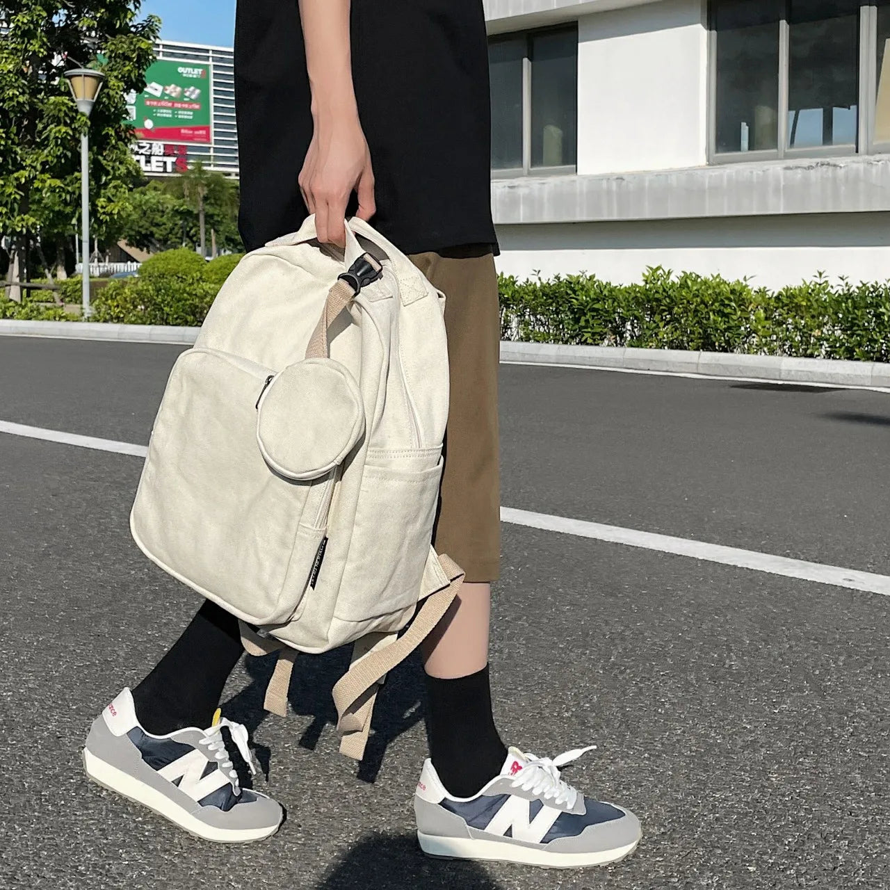 Solid Flowers Backpack Women School Bags for Teenage Girl College Schoolbag