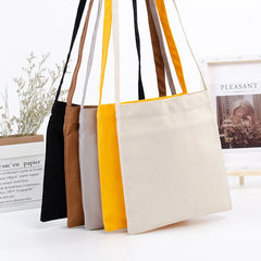 Eco-Friendly Canvas Shoulder Messenger Tote Bag for Women