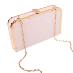 Leather Hard-Surface Clutch Bag Business Pouch Women Party Crossbody Purse