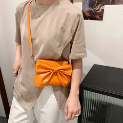 Solid Leather Handbags All-match Bags for Women