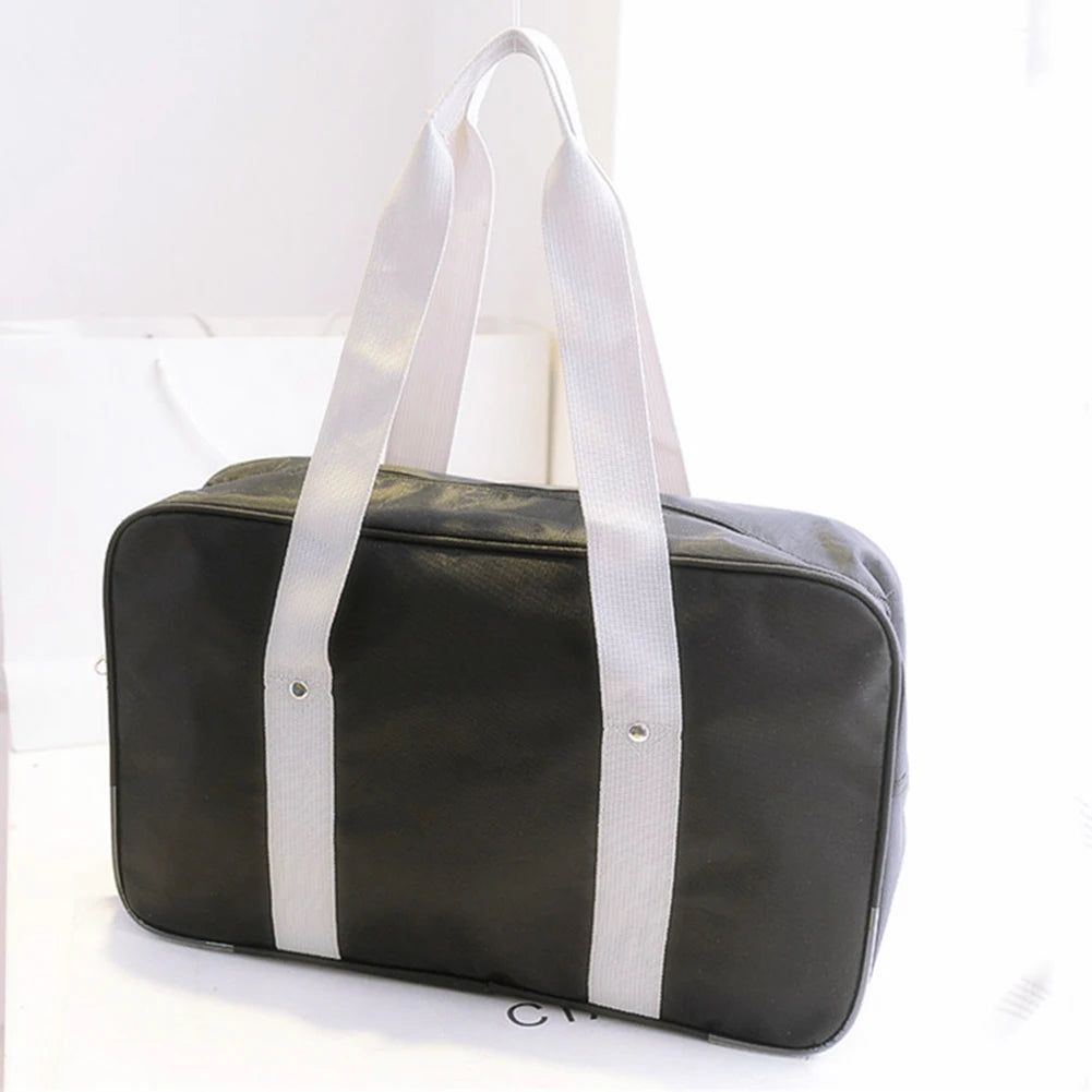 Solid Japanese Handbags Oxford Travel Bag Square Unisex Shoulder Bags