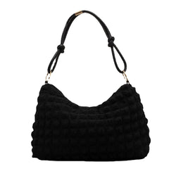 Lingge Shoulder Underarm Bag Women's Style Dumpling Bag Large Capacity